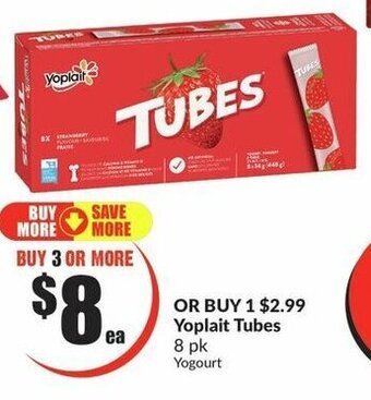 FreshCo Yoplait Tubes 8 pk offer