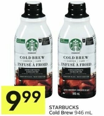 IGA STARBUCKS Cold Brew 946 mL offer