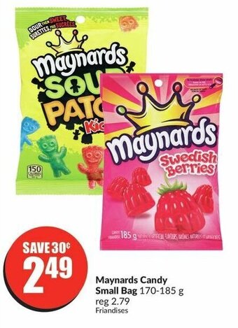 FreshCo Maynards Candy Small Bag 170-185 g offer