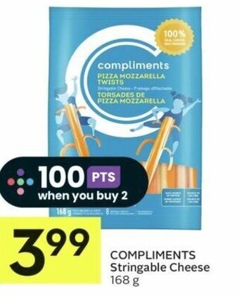 IGA COMPLIMENTS Stringable Cheese 168 g offer