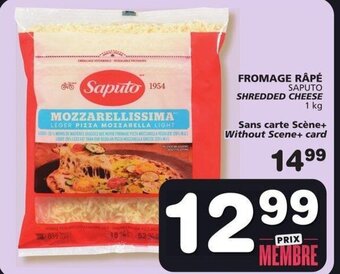 IGA SHREDDED CHEESE 1 kg offer