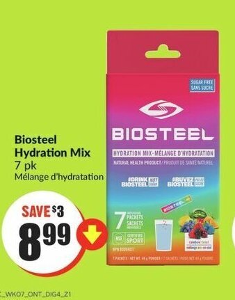 FreshCo Biosteel Hydration Mix 7 pk offer