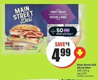 FreshCo Main Street Deli Sliced Meat 200-250 g offer