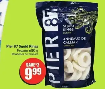 FreshCo Pier 87 Squid Rings Frozen 680 g offer