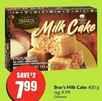 FreshCo Brar's Milk Cake 400 g offer
