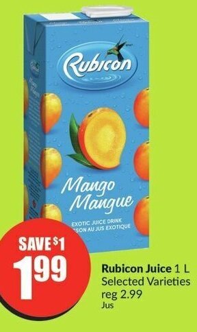 FreshCo Rubicon Juice 1 L Selected Varieties offer