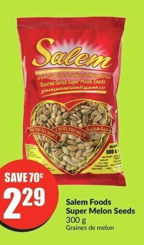 FreshCo Salem Foods Super Melon Seeds 300 g offer