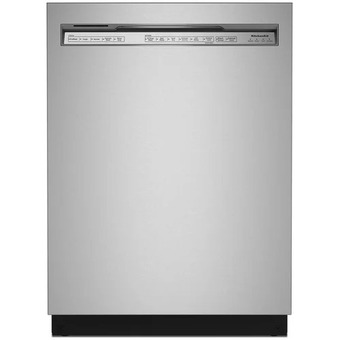 Home Depot 24-inch front control dishwasher with third level rack in printshield stainless steel, 44 dba offer