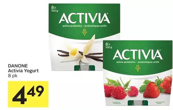 Foodland Danone activia yogurt offer