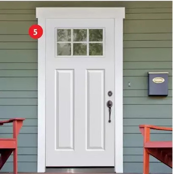 Home Hardware Steel entrance doors - craftsman 6 lite offer
