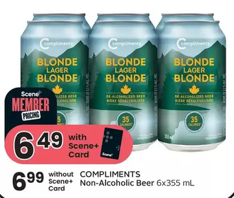 Foodland Compliments non-alcoholic beer offer