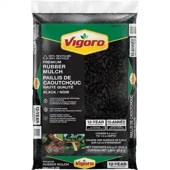 Home Depot 0.8 cu ft espresso black rubber mulch offer