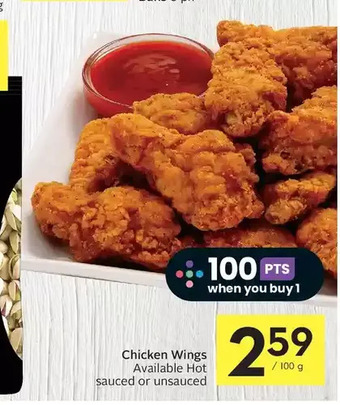 Foodland Chicken wings offer