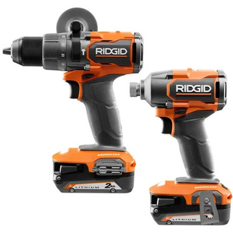Home Depot 18v brushless drill/driver and 3-speed impact driver kit with (2) 2.0 ah batteries and charger offer