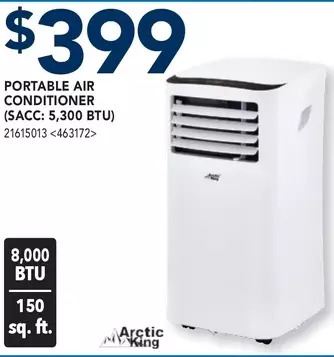RONA Arctic king portable air conditioner offer