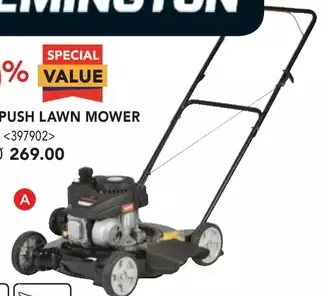 RONA Remington gas push lawn mower offer