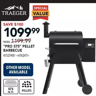 RONA Traeger pro 575 pellet barbecue offer