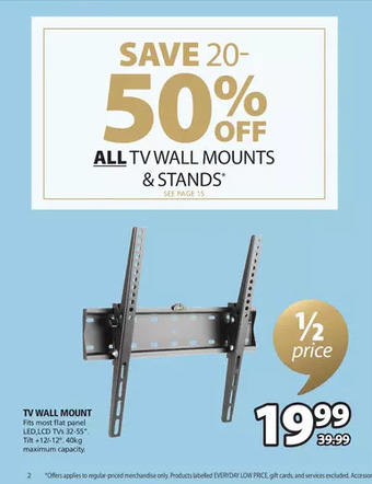 JYSK Tv wall mount offer