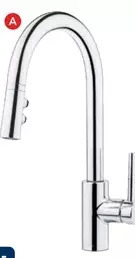 RONA Pfister fullerton pull-down kitchen faucet polished chrome finish offer