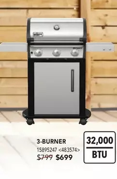 RONA Weber 3-burner offer
