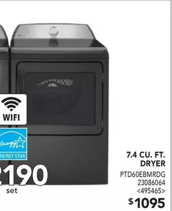 RONA 7.4 cu. ft. dryer offer