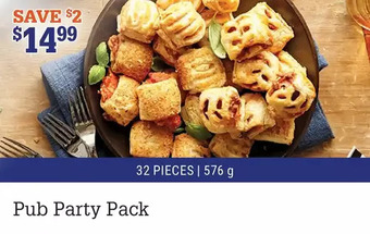 M & M Food Market Pub party pack. 32 pieces offer