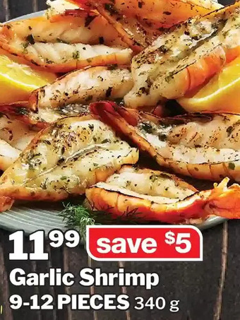 M & M Food Market Garlic shrimp 9-12 pieces offer