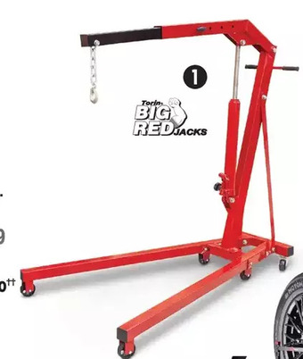 Canadian Tire 1-ton shop crane offer