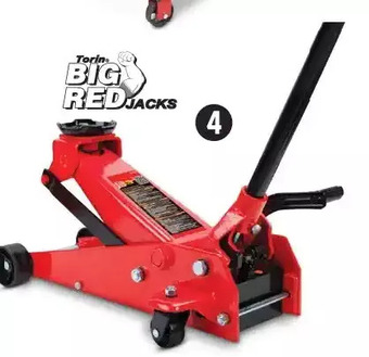 Canadian Tire Floor jack with quick start offer