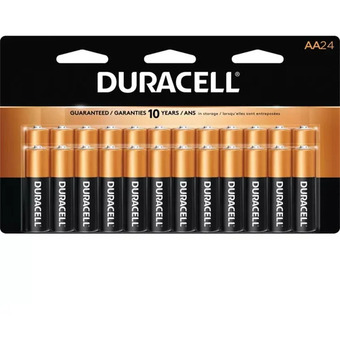 Canadian Tire Duracell alkaline batteries, aa and aaa offer