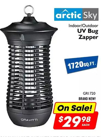 Factory Direct Arctic sky indoor/outdoor uv bug zapper offer