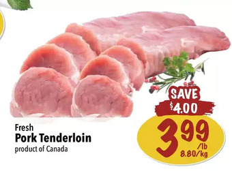 Farm Boy Pork tenderloin offer