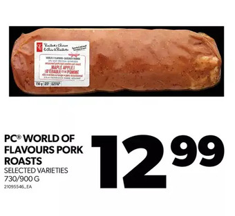 Real Canadian Superstore Pc world of flavours pork roasts offer