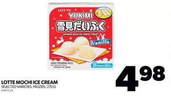 Real Canadian Superstore Lotte mochi ice cream offer