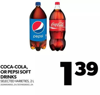 Real Canadian Superstore Coca-cola or pepsi soft drinks offer