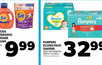 Real Canadian Superstore Pampers econo pack diapers offer