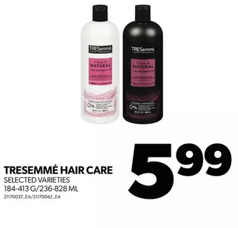 Real Canadian Superstore Tresemmé hair care offer