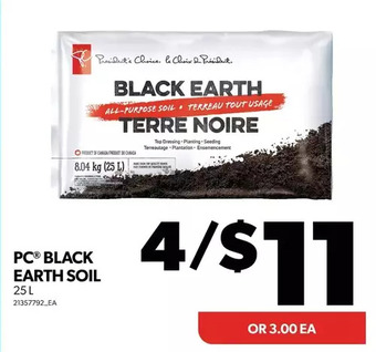 Real Canadian Superstore Pc black earth soil offer