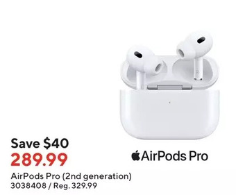 Staples Airpods pro (2nd generation) offer