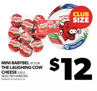 Real Canadian Superstore Mini babybel or the laughing cow cheese offer