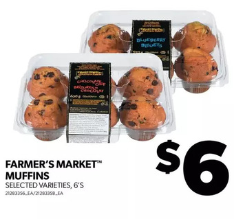 Real Canadian Superstore Farmer's market muffins offer