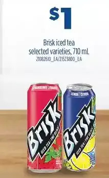 Real Canadian Superstore Brisk iced tea offer