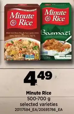 Real Canadian Superstore Minute rice offer