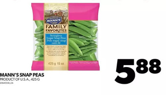 Real Canadian Superstore Mann's snap peas offer