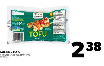 Real Canadian Superstore Sunrise tofu offer