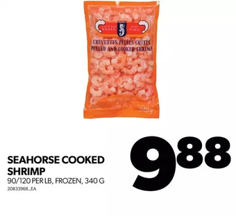 Real Canadian Superstore Seahorse cooked shrimp offer