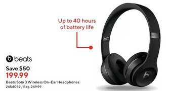 Staples Beats solo 3 wireless on-ear headphones offer