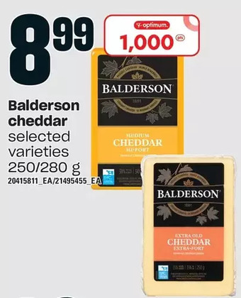 Independent Grocer Balderson cheddar offer