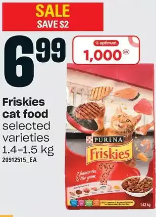 Independent Grocer Friskies cat food offer