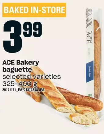 Independent Grocer Ace bakery baguette offer